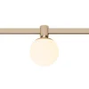 Z4055-5.OP.30.BR "GLOW" 5W OPAL BALL BRASS 48V for magnetic system LUMA Gaismas ķermenis