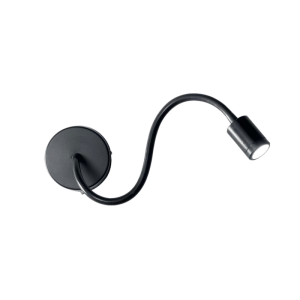 Sienas lampa FOCUS-1 AP Nero