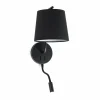 Sienas lampa BERNI Black