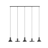 Piekaramā lampa 10906 HERMANOS V BLACK