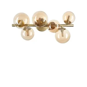 Griestu lampa PERLAGE PL6 AMBRA