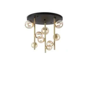 Griestu lampa PERLAGE PL9 AMBRA
