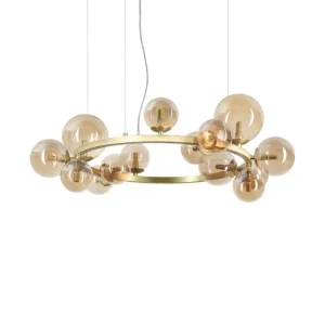 Piekaramā lampa 322797 PERLAGE SP14 AMBRA
