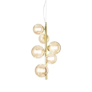 Piekaramā lampa 317793 PERLAGE SP6 AMBRA
