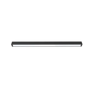Griestu lampa 7600 STRAIGHT LED BLACK CEILING 120