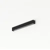 Sienas lampa 7596 STRAIGHT WALL LED BLACK S