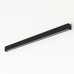 Sienas lampa 7595 STRAIGHT WALL LED BLACK L