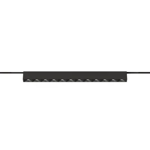 Z1030-12.30.30.BK "POINT12" 12W LENSES LINE SURFACE 3000K BLACK 24V for magnetic system MICRO