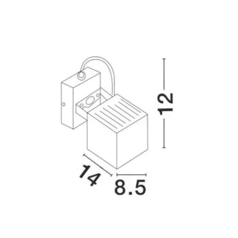 Sienas lampa 752470 Focus