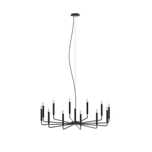 Piekaramā lampa 11464 ORTO XII BLACK B