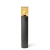 Dārza lampa Kila Grey-Amber