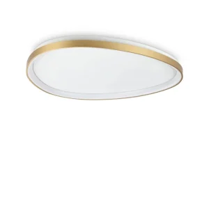 Griestu lampa 328096 GEMINI PL D081 ON-OFF OTTONE 3000K