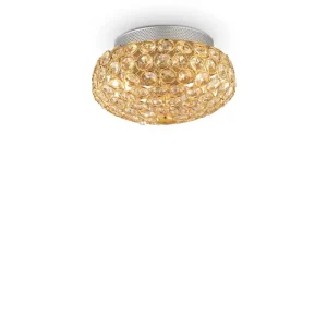 Griestu lampa KING PL3 Gold