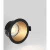9011360 Sandy Black & Gold Aluminium LED GU10 1*10W 230Volt IP20 Bulb Excluded